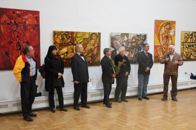 Eugeniusz Gerlach - Wernisaż w Pałacu Sztuki w Krakowie 7.10.2011